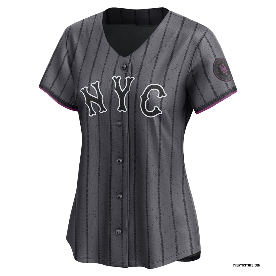 Limited Francisco Alvarez Women's New York Mets Graphite 2024 City