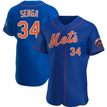 Kodai Senga #34 - Autographed Game Used Road Grey Jersey - 5 IP, 3 ER, 6  K's; Also Worn 5/11, 5 IP, 7 K's - Mets vs. Cubs - 5/24/23