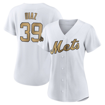 Edwin Diaz New York Mets Road Gray Baseball Player Jersey — Ecustomily